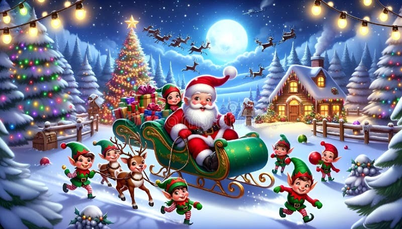 santa elf elves