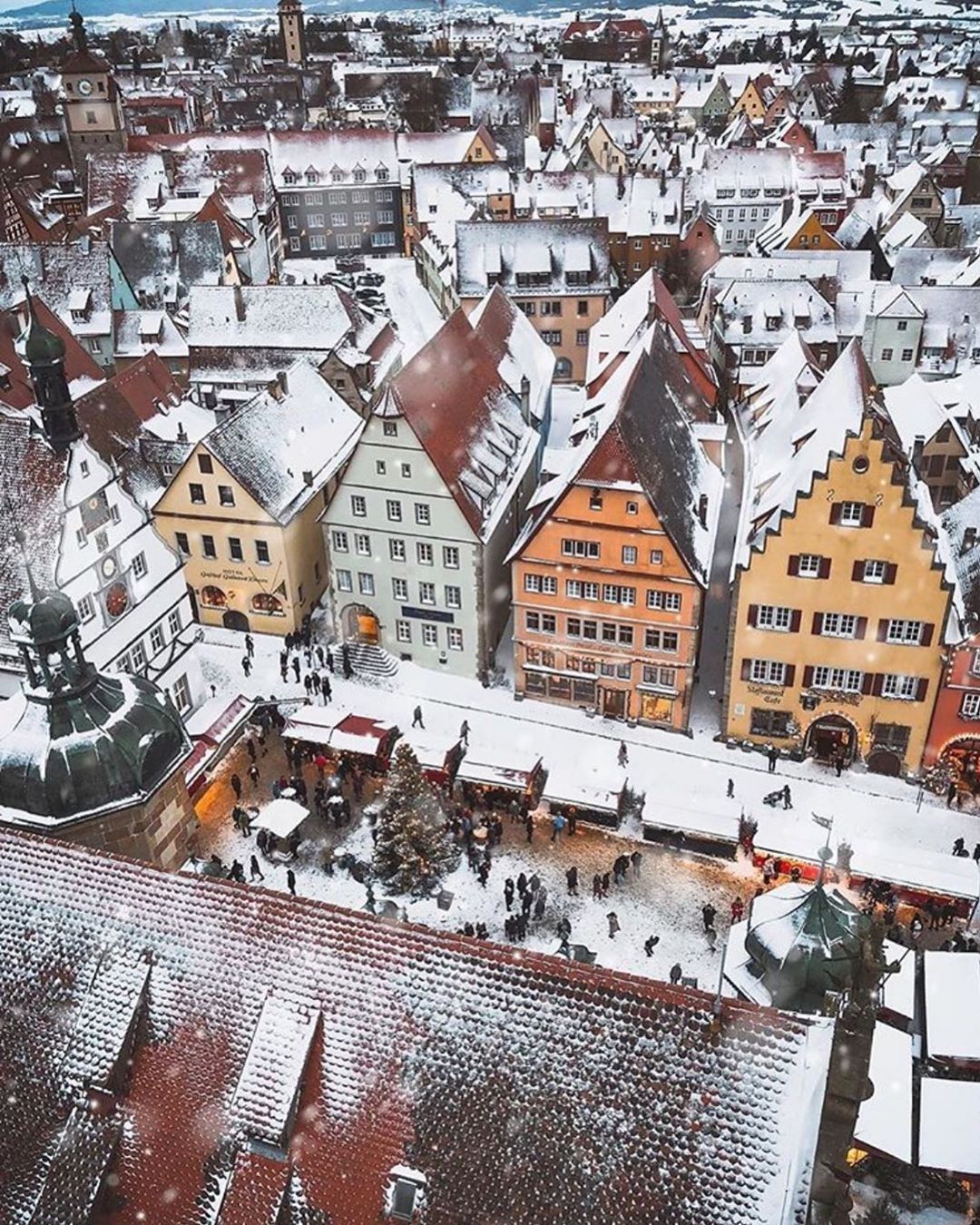 Rothenburg ob der Tauber mùa đông