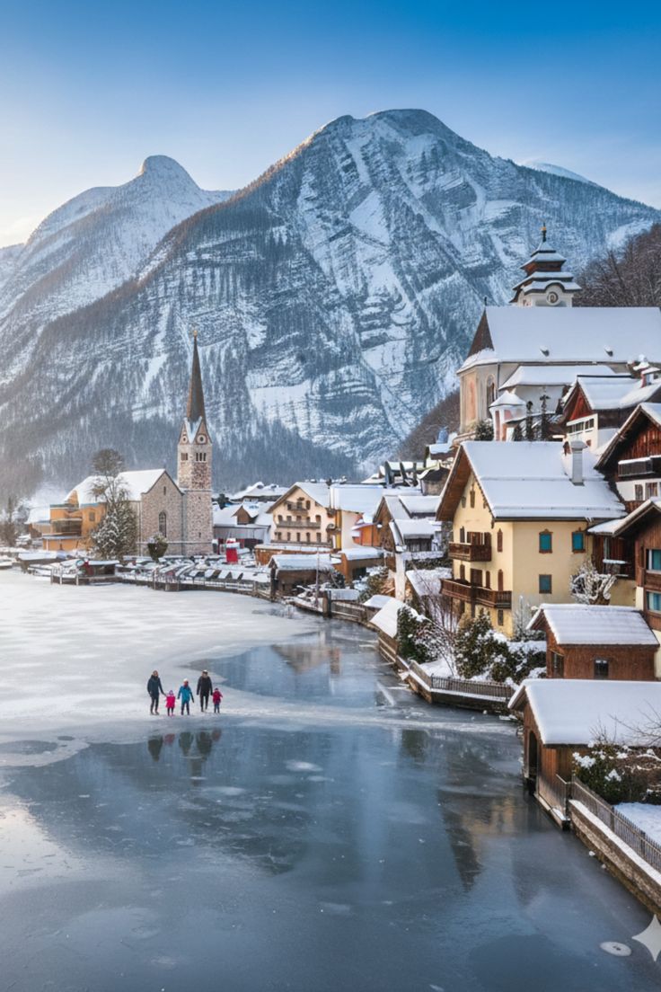hallstatt mùa đông